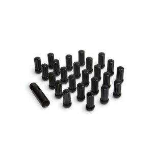 ICON ALLOYS LUG NUT KIT BLACK - 14 X 1.5 / 24 COUNT W/ KEY