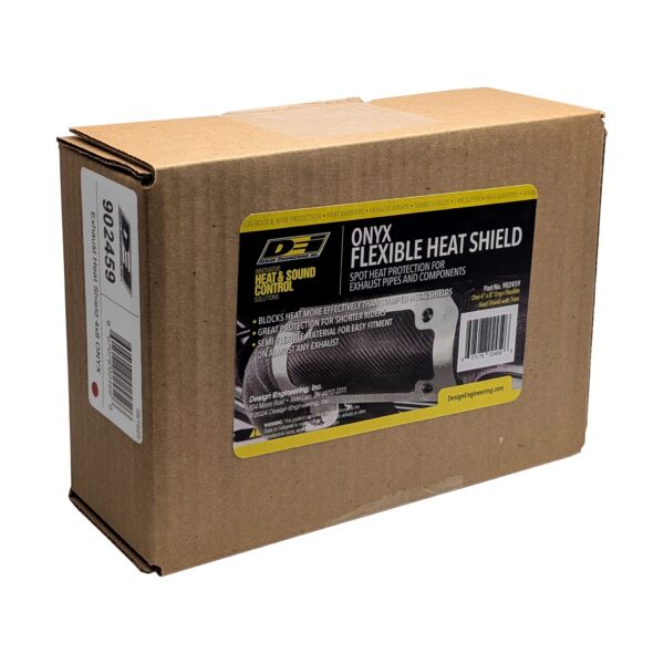DEI 902459 Onyx Series Exhaust Heat Shield 4 x 8 Flexible