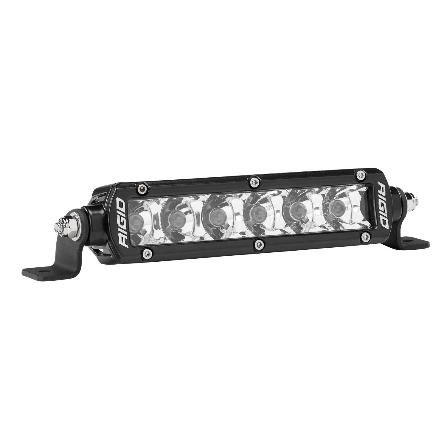 RIGID SR-Series PRO LED Light, Spot Optic, 6 Inch, Black Housing