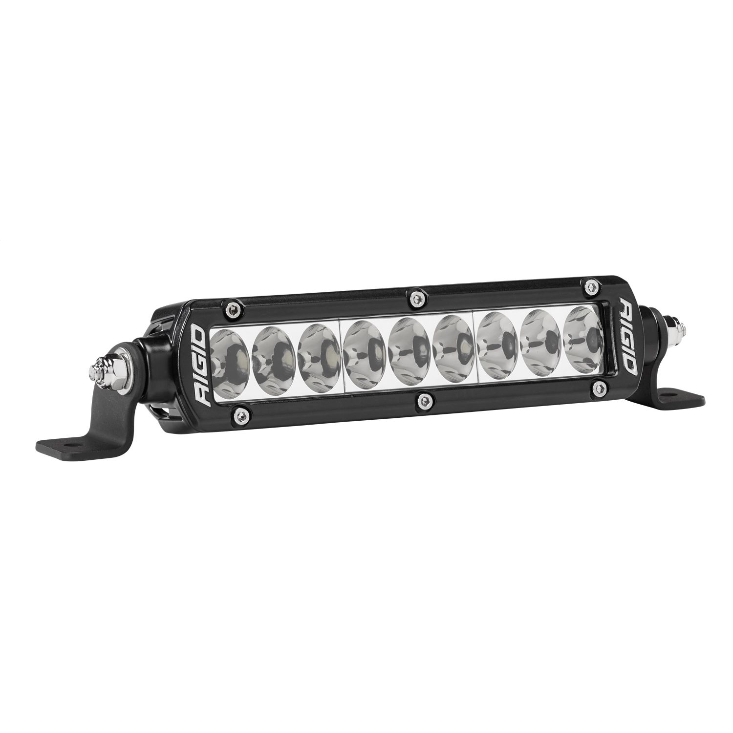 RIGID SR-Series PRO LED Light, Driving Optic, 6 Inch, Black Housing