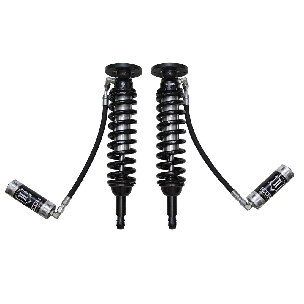 ICON 2009-2013 Ford F-150 4WD, 1.75-2.63” Lift, Front, V.S. 2.5 Series Coilover Kit, Remote Reservoir