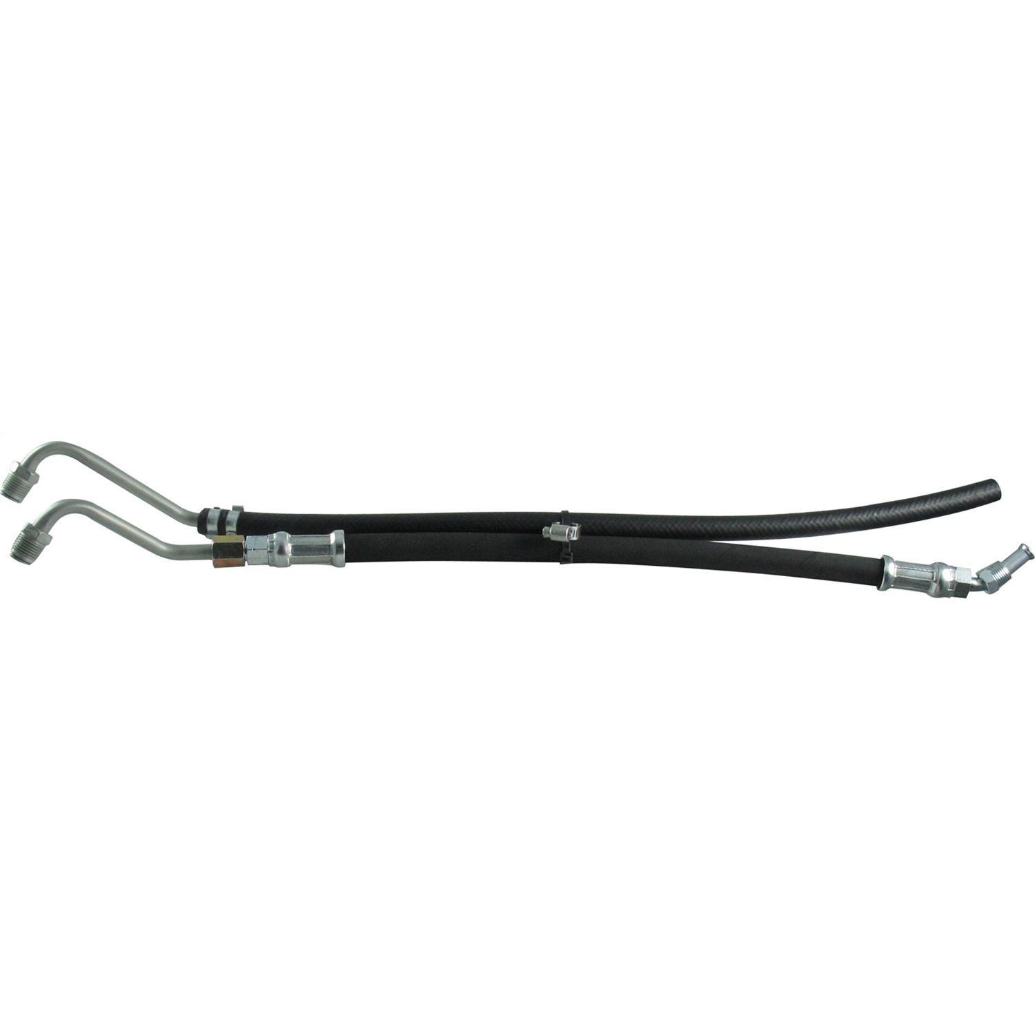 Borgeson - Power Steering Hose Kit - P/N: 925113 - 2 Piece OEM style rubber power steering hose kit. Connects GM Saginaw power steering pump to Borgeson Mopar power conversion box.