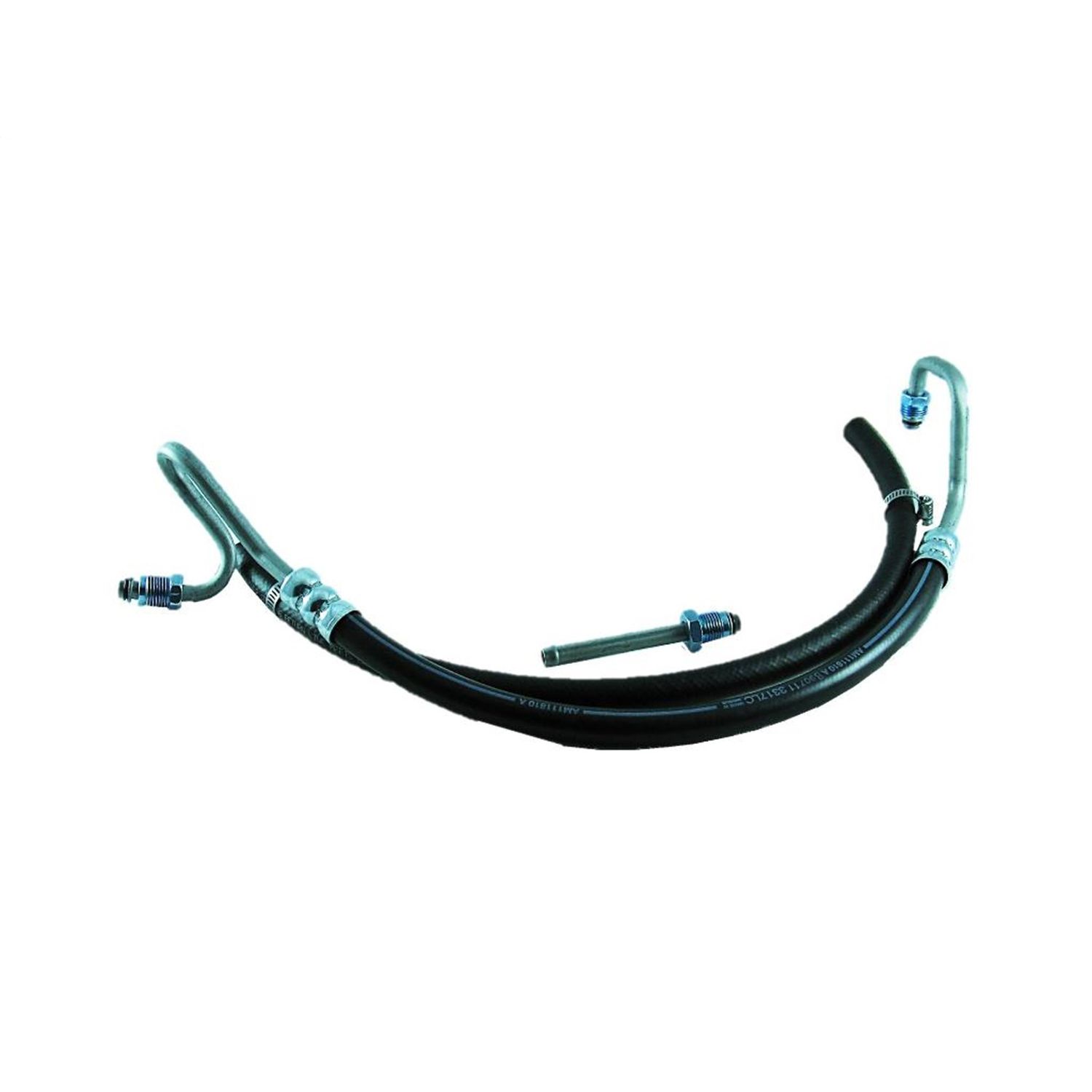 Borgeson - Power Steering Hose Kit - P/N: 925116 - Dodge Power Steering Hose Kit, OEM Style Rubber, 1994-1996 Diesel with Vacuum Brakes. Includes pressure and return hose and all clamps.