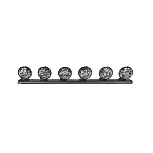 KC Hilites 50 in KC Xross Bar - Overhead - Apollo Pro Halogen - 6-Light System - 600W Combo Beam - Universal