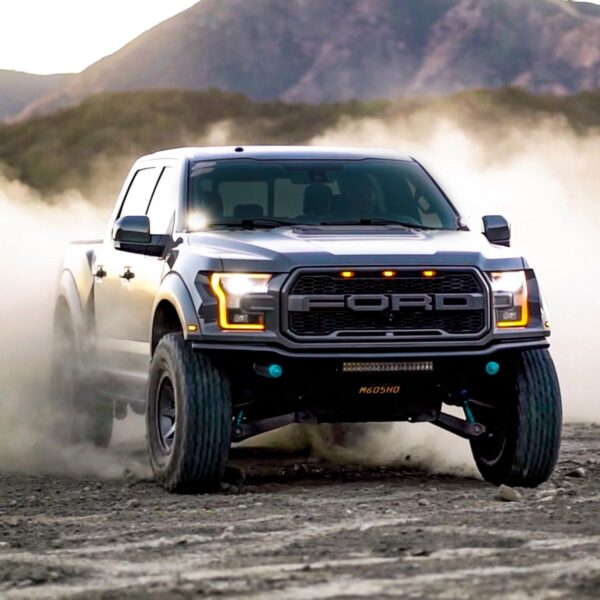 KC HiLITES FLEX ERA 3 - 2-Light System - Ditch Mount - 40W Spot Beam - for 15-20 Ford F-150/Raptor