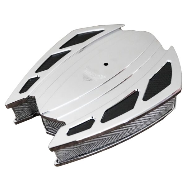 STYLE TRACK XS BILLET AIR CLEANER - CHROME