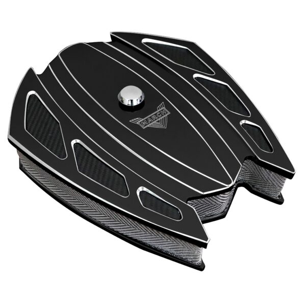 STYLE TRACK XS BILLET AIR CLEANER - BLACK ONYX