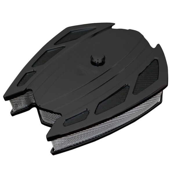STYLE TRACK XS BILLET AIR CLEANER - BLACK