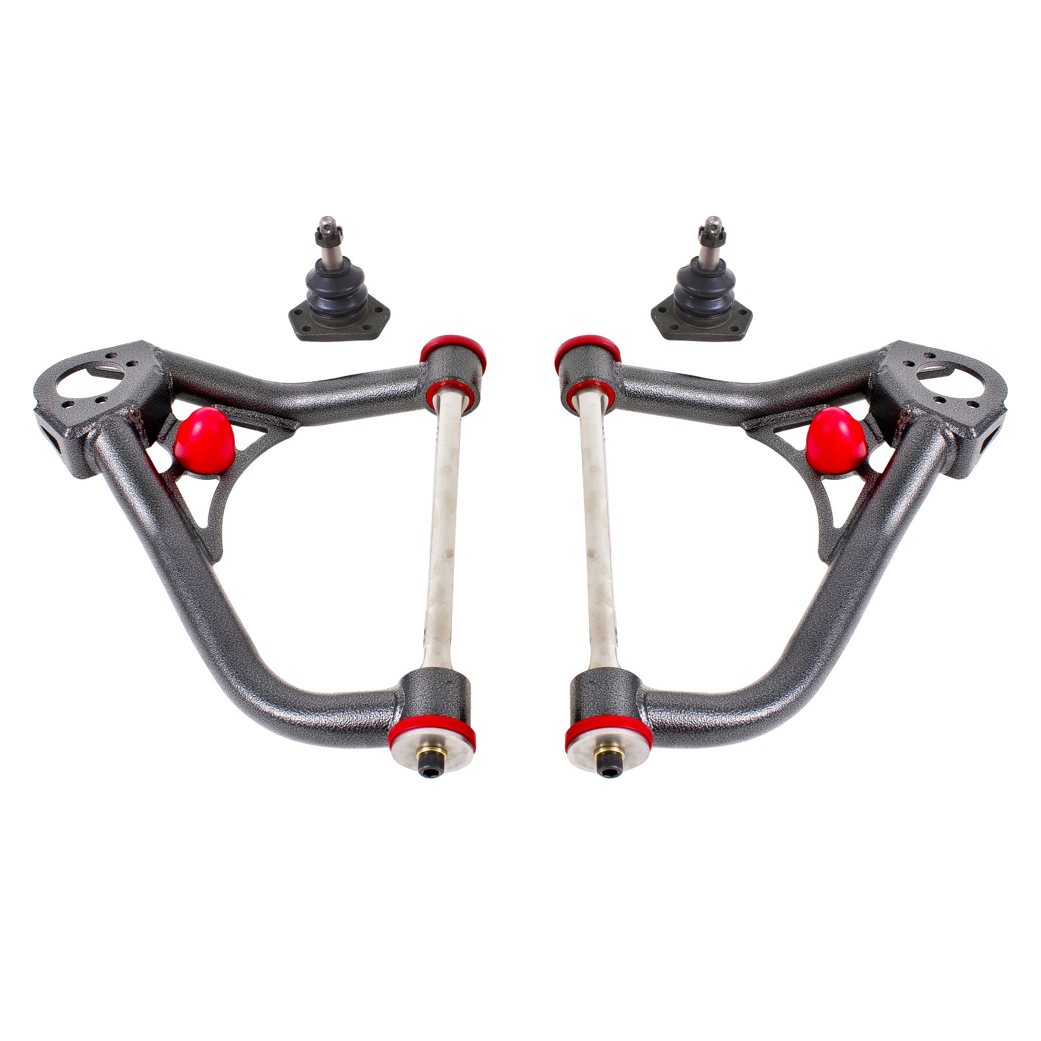 A-arms, Upper, DOM, Non-adjustable, Polyurethane Bushings