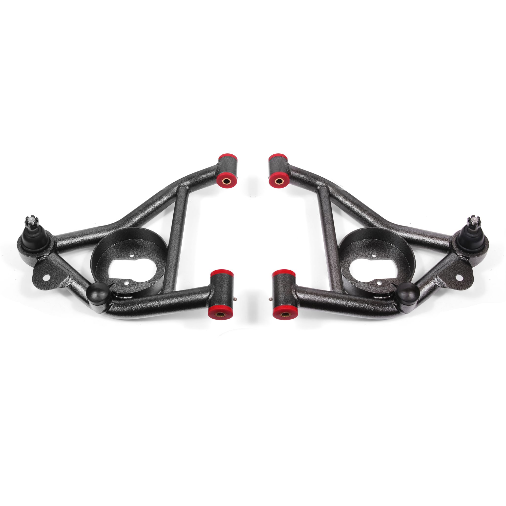 A-arms, Lower, DOM, Non-adjustable, Polyurethane Bushings, With Spring Pocket