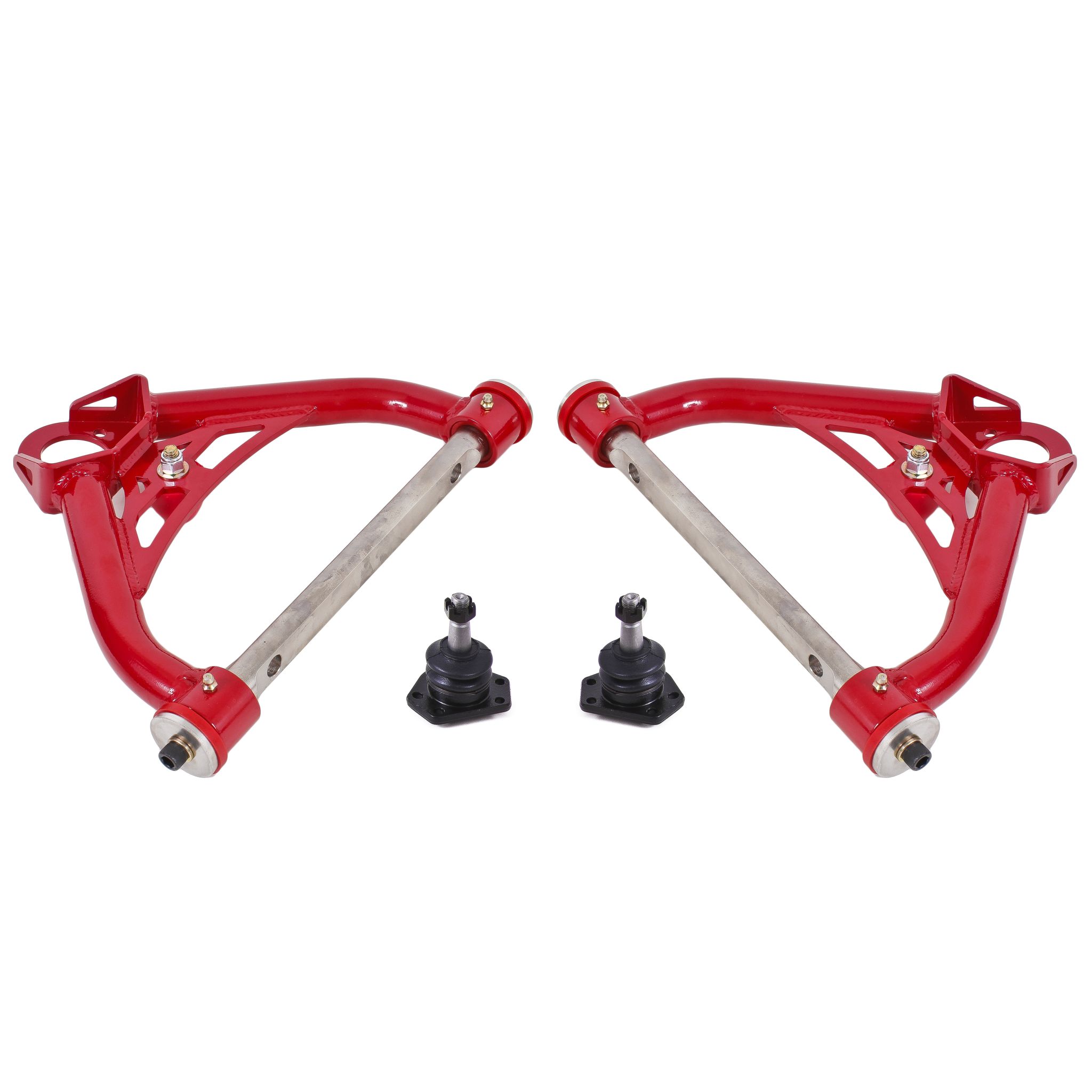 A-arms, Upper, DOM, Non-adjustable, Polyurethane Bushings