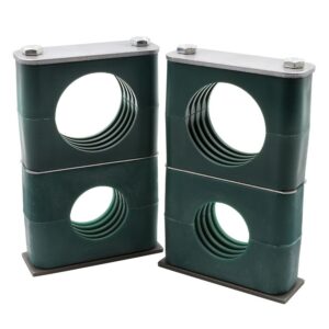 CO2 BOTTLE CLAMPS, (PAIR) ATTACHES TO 1-1/2-1/16 in. CHASSIS TUBING FOR 10 OUNCE BOTTLE