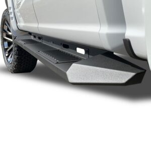 Black Horse Off Road Armour Heavy Duty Steel Running Boards Black Steel AR-FOF291