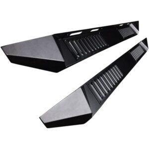 Black Horse Off Road Armour Heavy Duty Steel Running Boards Black Steel AR-FOF491