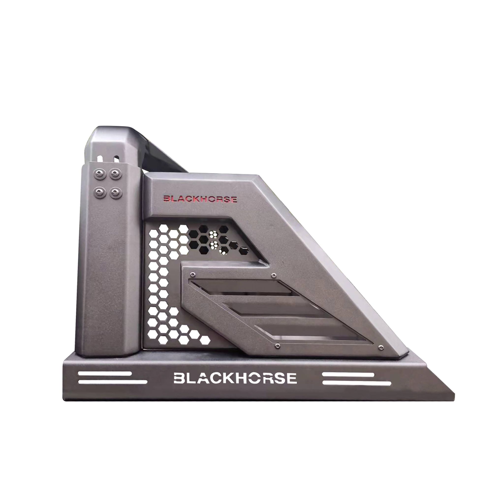 Black Horse Off Road Armour II Roll Bar Black Steel AR2-01B