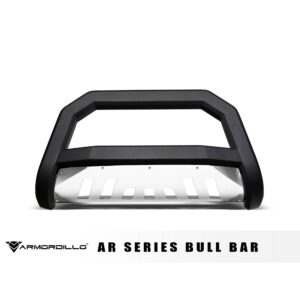 Armordillo 2008-2012 Mazda Tribute AR Series Bull Bar - Matte Black W/Aluminum Skid Plate