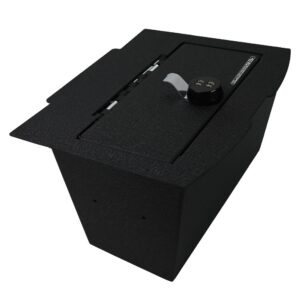 Black Horse Off Road Center Console Safe Black Steel ASDR03