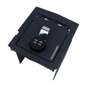 Black Horse Off Road Center Console Safe Black Steel ASFB05