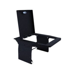 Black Horse Off Road Center Console Safe Black Steel ASFF05