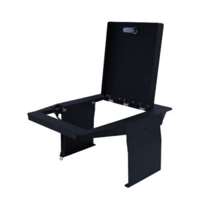 Black Horse Off Road Center Console Safe Black Steel ASFF06