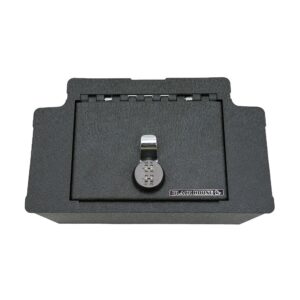 Black Horse Off Road Center Console Safe Black Steel ASGM02
