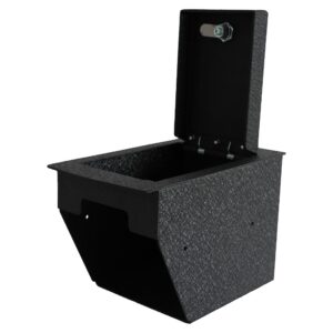 Black Horse Off Road Center Console Safe Black Steel ASHC02
