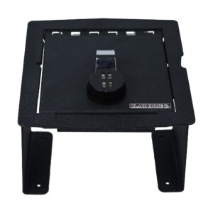 Black Horse Off Road Center Console Safe Black Steel ASJW01