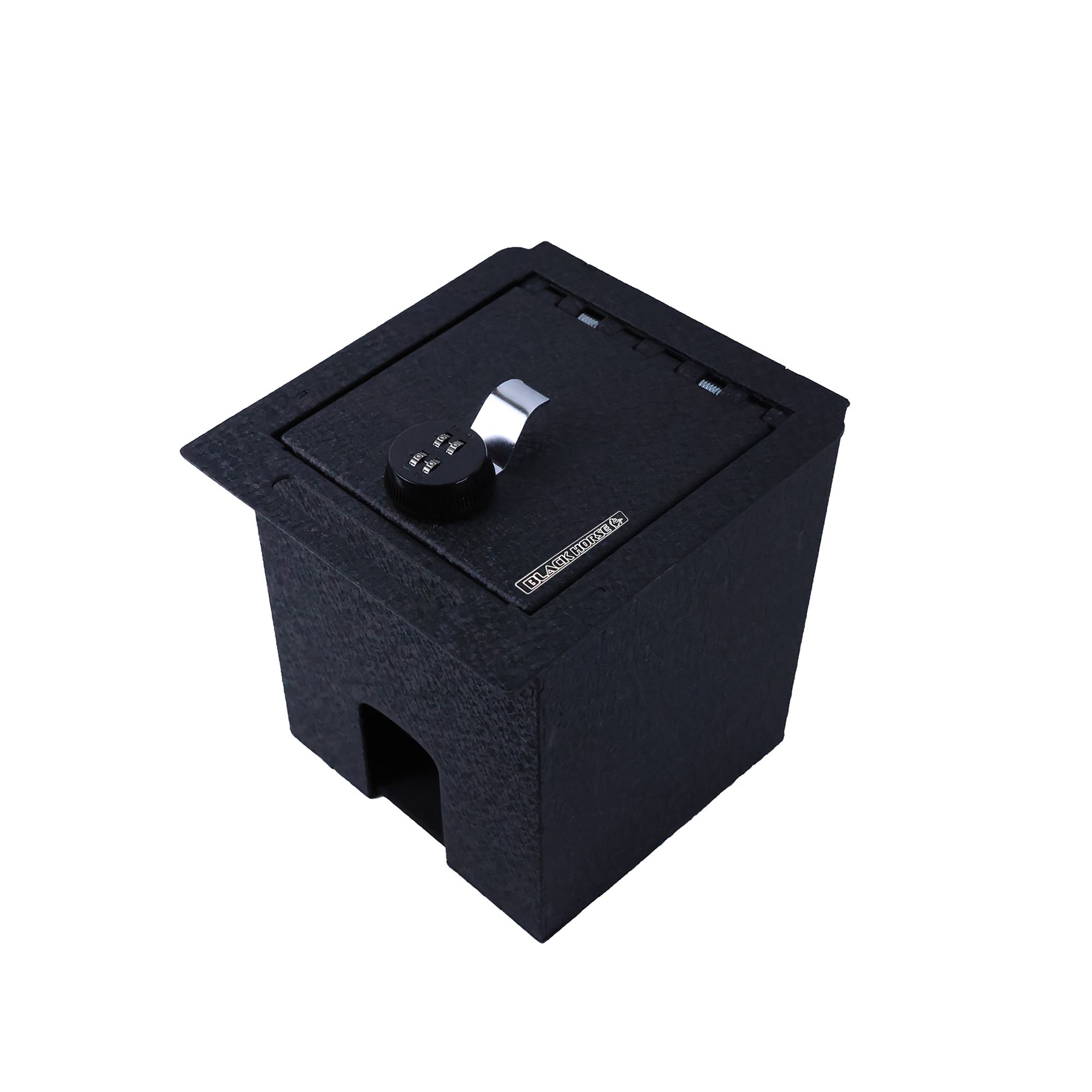 Black Horse Off Road Center Console Safe Black Steel ASTT06