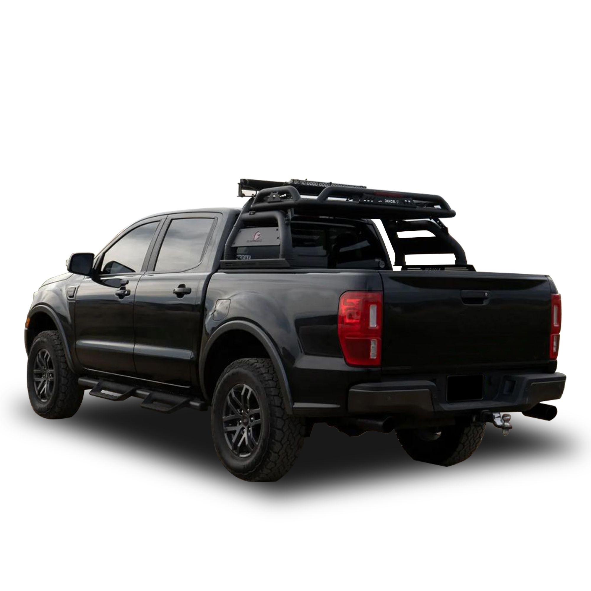 Black Horse Off Road Atlas Roll Bar Kit Black Steel ATRB8BK-KIT
