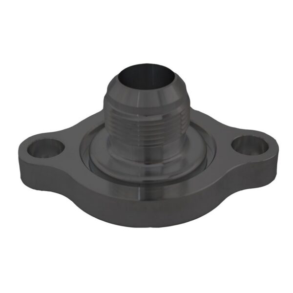 Water Neck, Chrysler, Big Block 383-440, Straight, -16AN, Black, Billet
