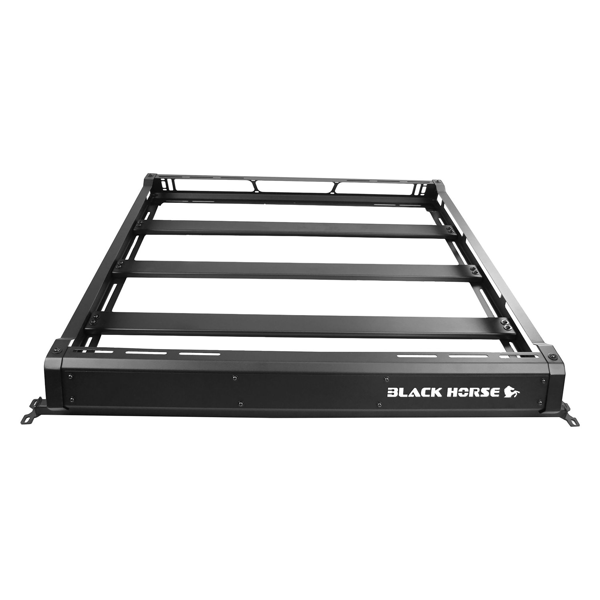 Black Horse Off Road Traveler Roof Rack Kit Black Steel BA-JKBO-KIT40