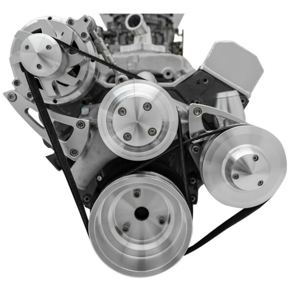 Small Block Chevy Ultra Serpentine Conversion System (PS/ALT)