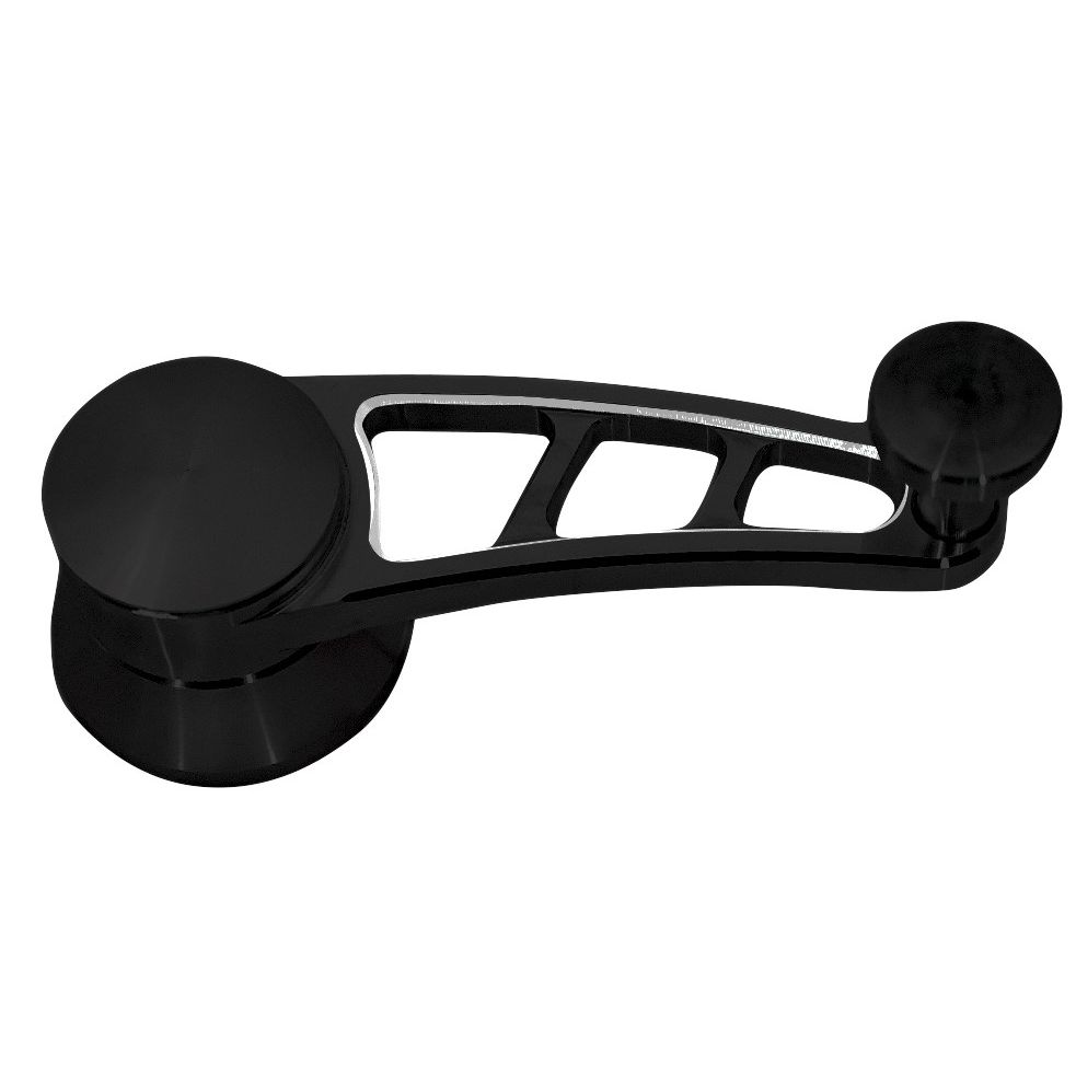 Quarter Window Crank; Chevy & Ford 1949+; Slotted; Black Onyx