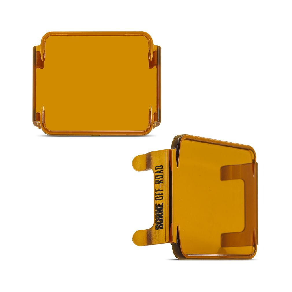 Borne Off-Road Light Pod Covers, Amber