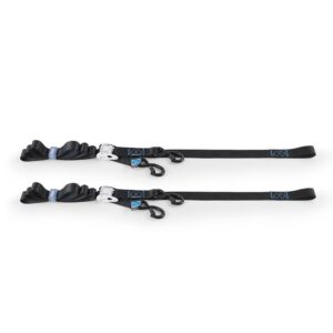 Borne Off-Road Cambuckle Tie-Down Kit (2-pack), Black