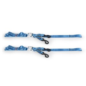 Borne Off-Road Cambuckle Tie-Down Kit (2-pack), Blue