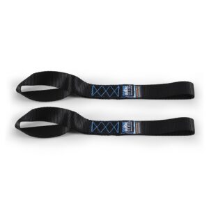 Borne Off-Road Heavy-Duty Ratchet Tie-Down Kit (2-pack), Black