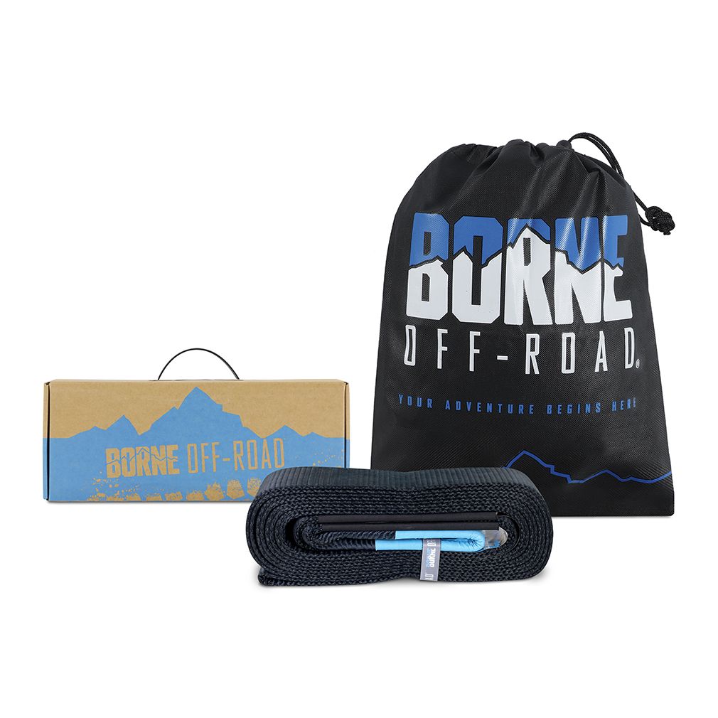 Borne Off-Road Tow Strap, 4 in, 30 Feet