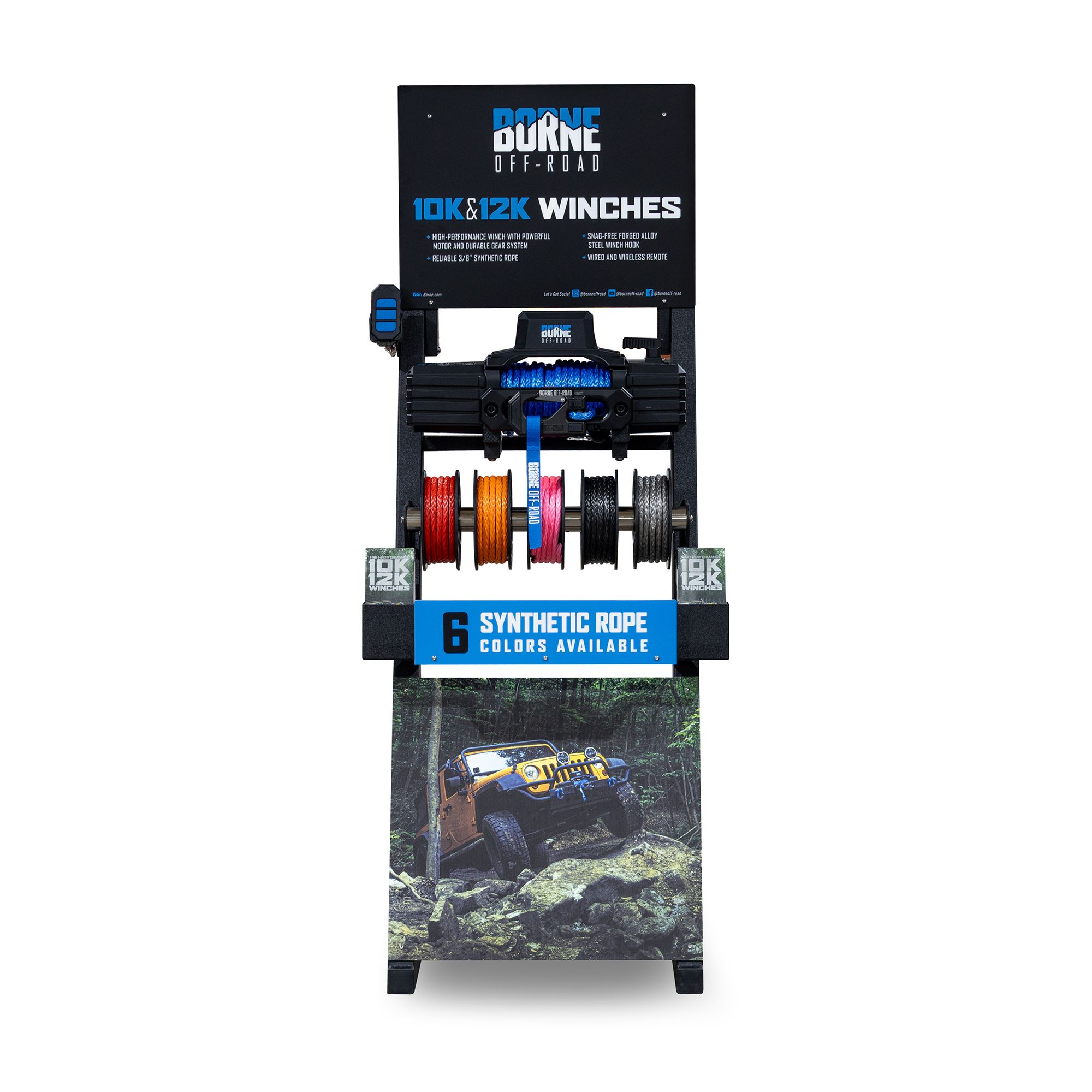 Borne Off-Road 10K/12K Winch POP Display