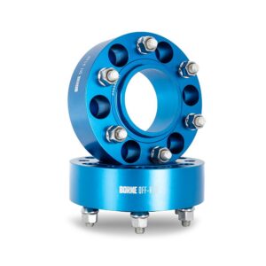 Wheel Spacers, 6X139.7, 93.1mm Center Bore, M12 X 1.5, 1.40-in Thick, Blue
