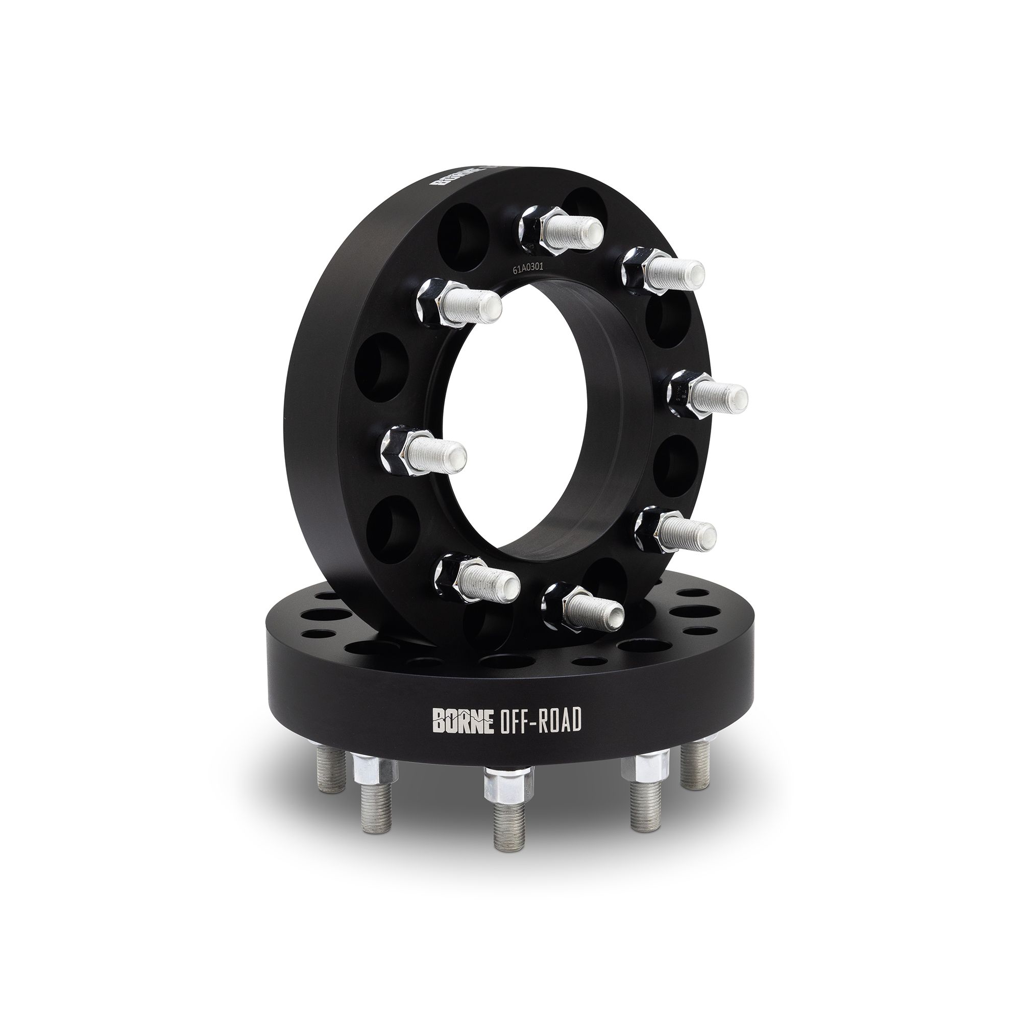 Borne Off-Road Wheel Adapters, 8x180 to 8x6.5, 1.5in, Black