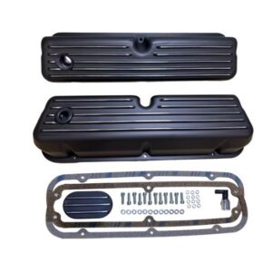 BluePrint Engine Small Block Ford Valve Cover Kit - Black
