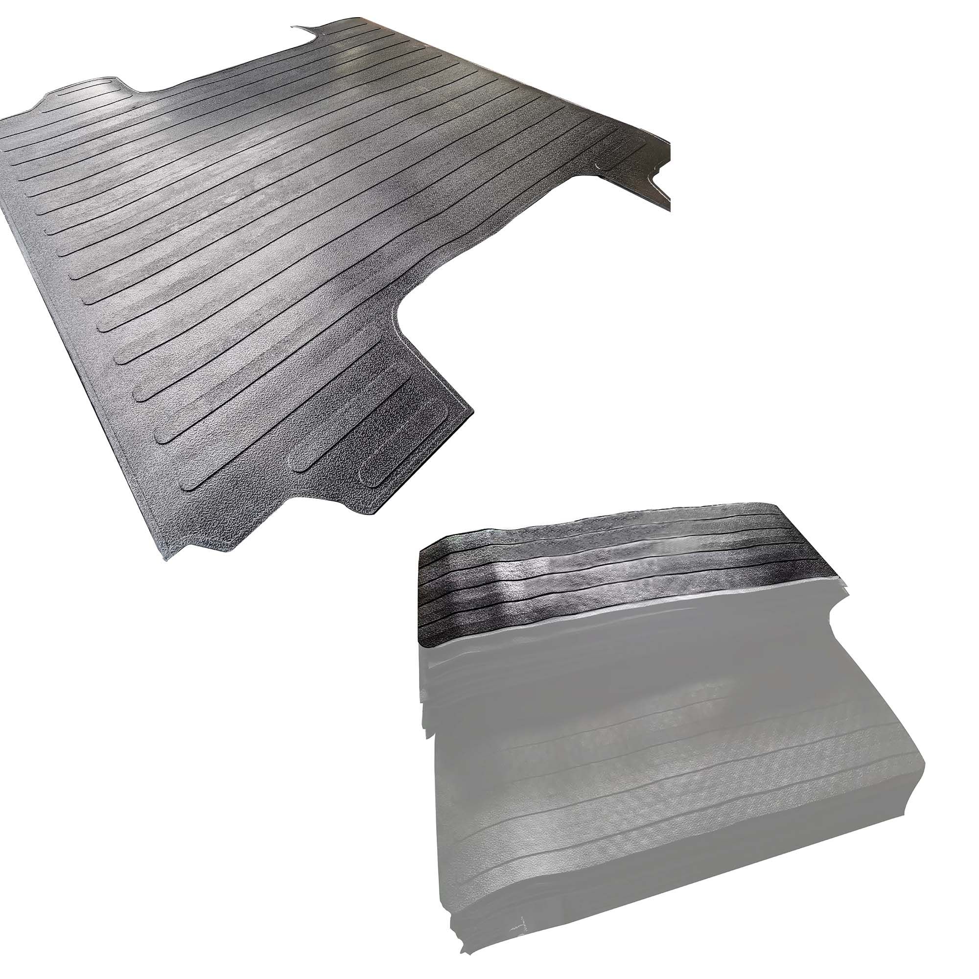 Black Horse Off Road Totaliner Bed & Tail Gate Mat Black Rubber BTGMJE01B