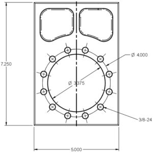 Camburg Engineering 4130 TT Bolt-On Spindle Snout Block CAM-010061