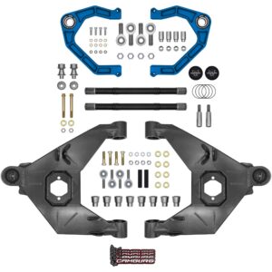 Camburg Engineering 2021-2025 Ford Bronco Excludes Raptor Blue KINETIK Uniball Trail Series Long Travel Kit CAM-110243-K-BLU