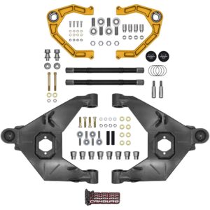 Camburg Engineering 2021-2025 Ford Bronco Excludes Raptor Gold KINETIK Uniball Trail Series Long Travel Kit CAM-110243-K-GLD