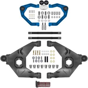 Camburg Engineering 2021-2025 Ford Bronco Excludes Raptor Blue KINETIK X-Joint XL Trail Series Long Travel Kit CAM-110243-KX-BLU
