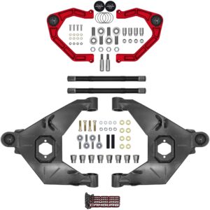 Camburg Engineering 2021-2025 Ford Bronco Excludes Raptor Red KINETIK X-Joint XL Trail Series Long Travel Kit CAM-110243-KX-RED