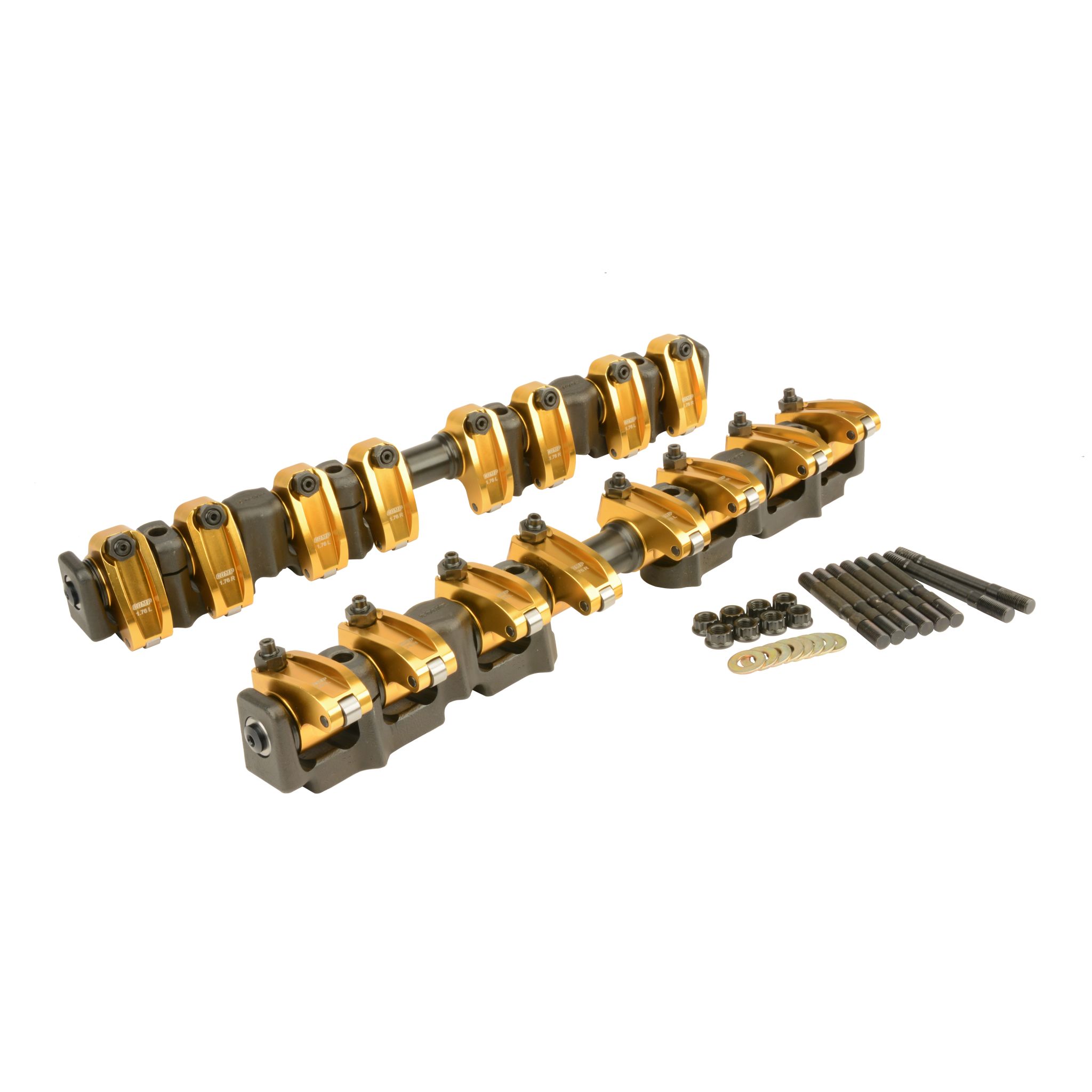 Ultra-Gold ARC Aluminum Shaft-Mount Roller Rocker Arms for Ford FE