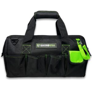 RHINO USA HEAVY DUTY TOOL BAG (BLACK)